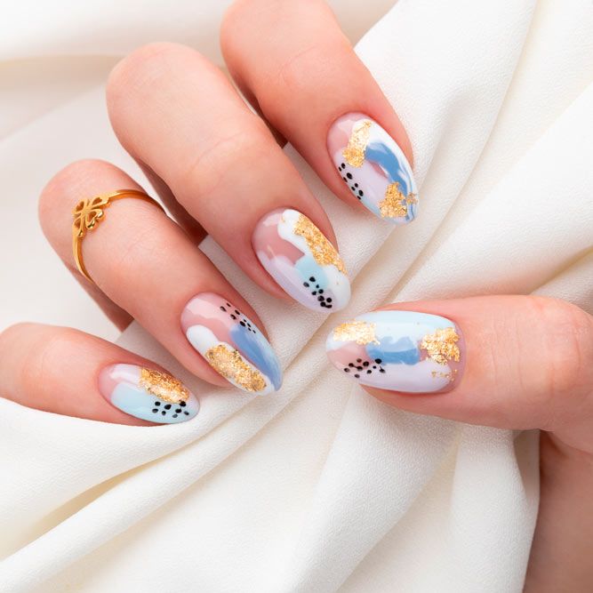 Abstract Nails Designs For Summer