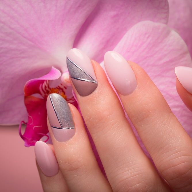 Trendy Geometric Summer Nails