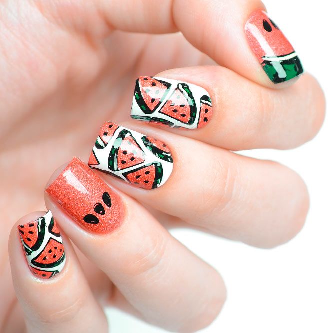 Watermelon On Nails – Must-Have For Summer Time