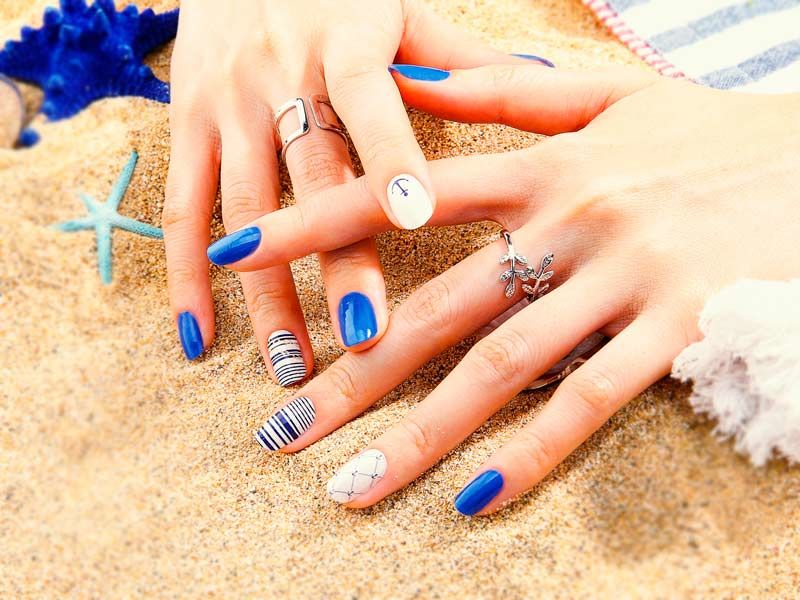 Aggregate 153+ blue nail designs - songngunhatanh.edu.vn