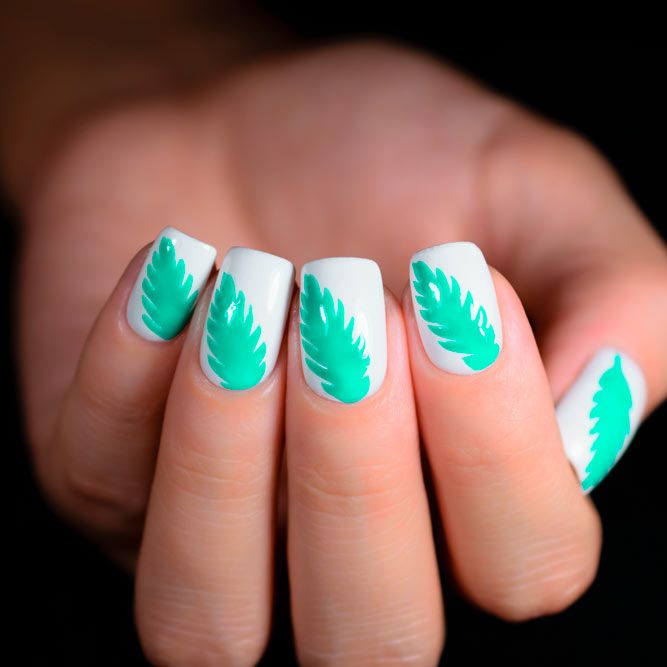 Fresh Tropical Nails Come Out To Play | NailDesignsJournal.com