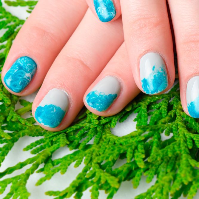 Summer Sea Tropical Nails