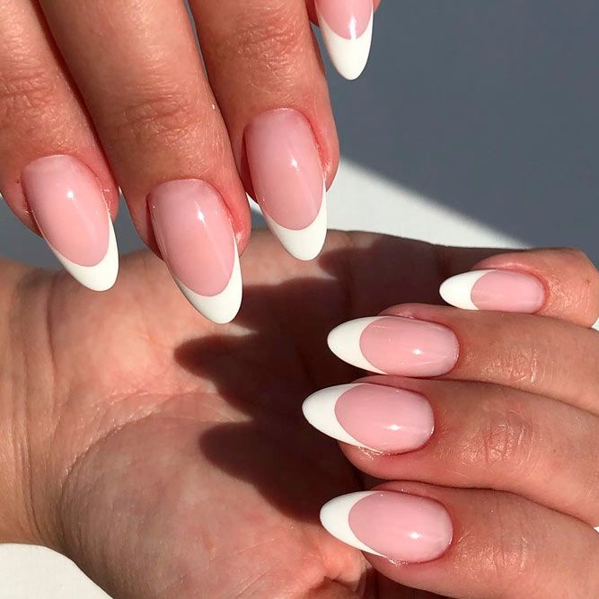 Classical French Tip Nails