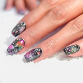 Charming Galaxy Nails For You To Try | NailDesignsJournal.com