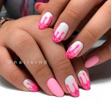 Gorgeous Light Pink Nails | NailDesignsJournal.com