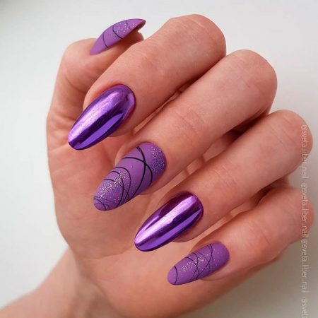 Trendy Purple Nails Looks To Consider 