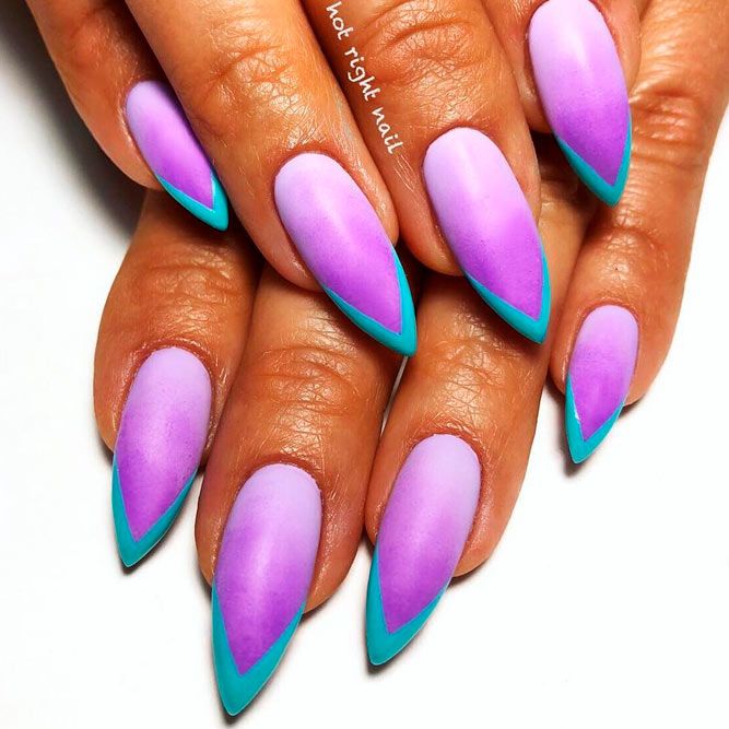 Purple Gradient Nail Ideas