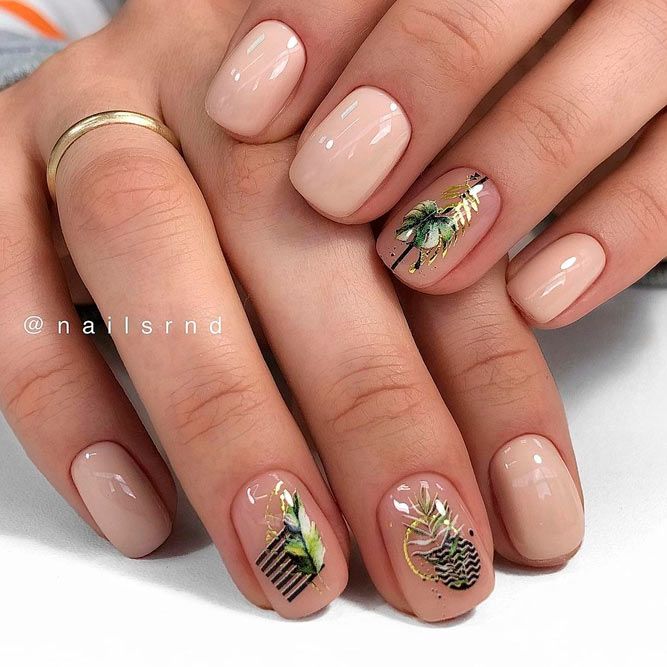 Elegant And Natural Acrylic Nails