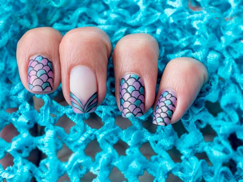 Fabulous Mermaid Nails Ideas