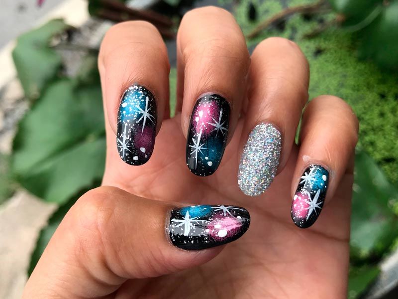 Charming Galaxy Nails For You To Try in 2022 - Nail Designs Journal