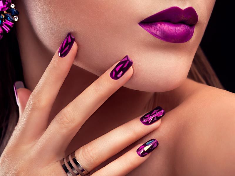 Chosen Ideas Of Purple Nails You Are Bound To See