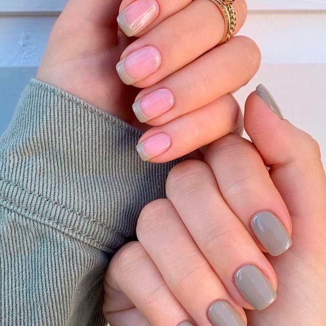 Classic Accent Nails with Lovely French Tips