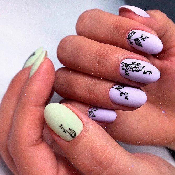 Lavender Shades For Almond Shaped Nails
