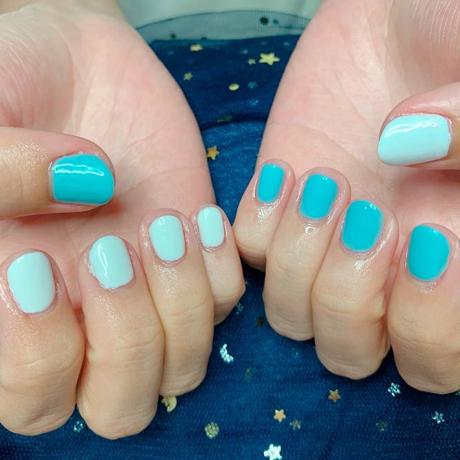 Light Blue Nail Designs