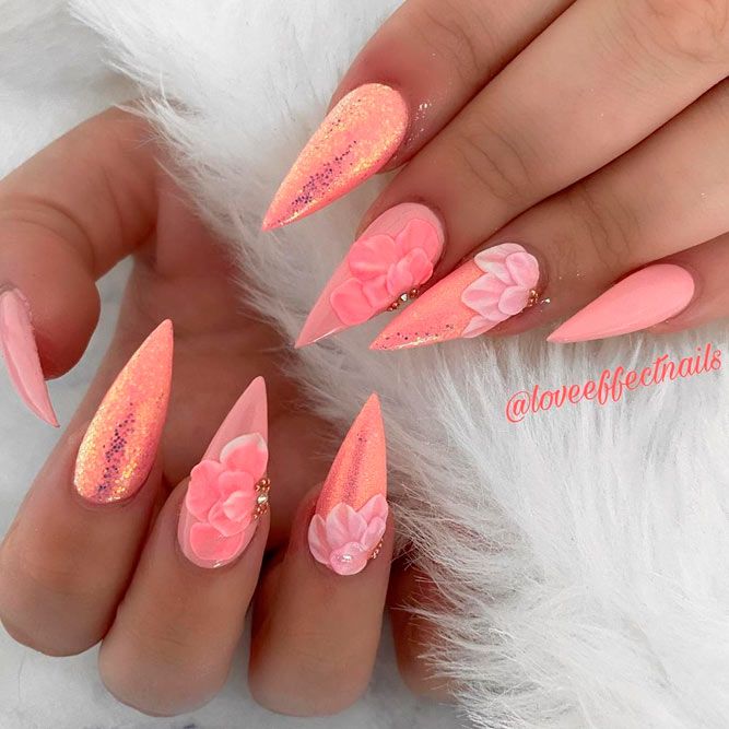 Popular In Every Season – Sweet Coral Nails