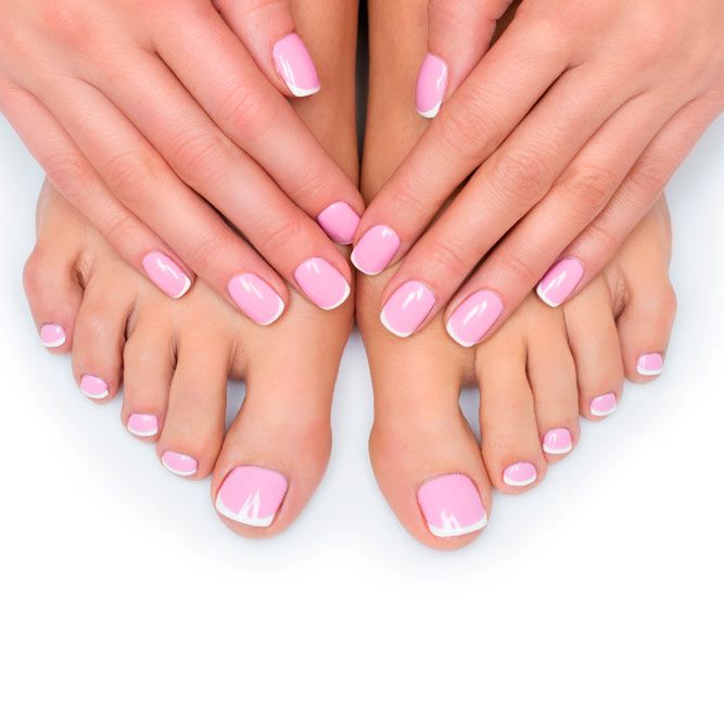 French Manicure And Pedicure Designs