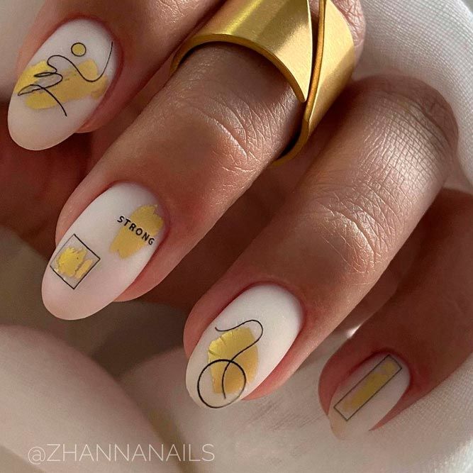 Short Nails With Rounded Shape