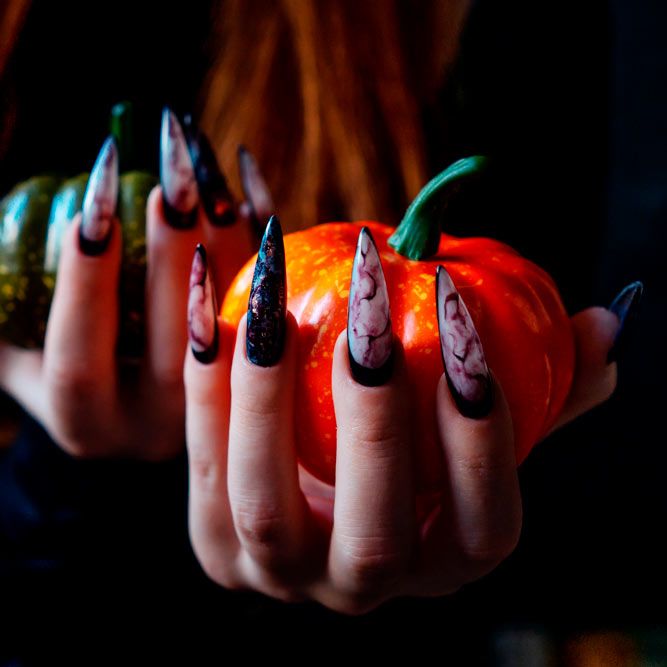 Hot Witch Art for Halloween Nails