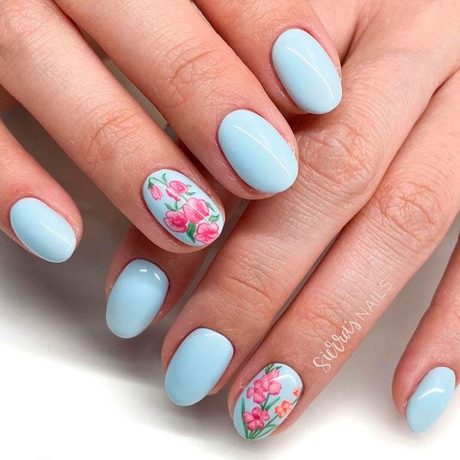 Gel Floral Nail Stickers