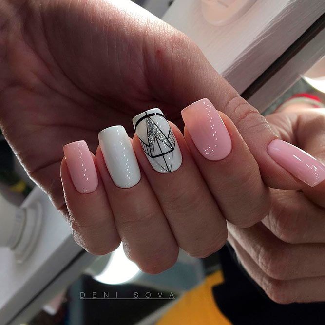 Cute Nail Designs with Sparkling