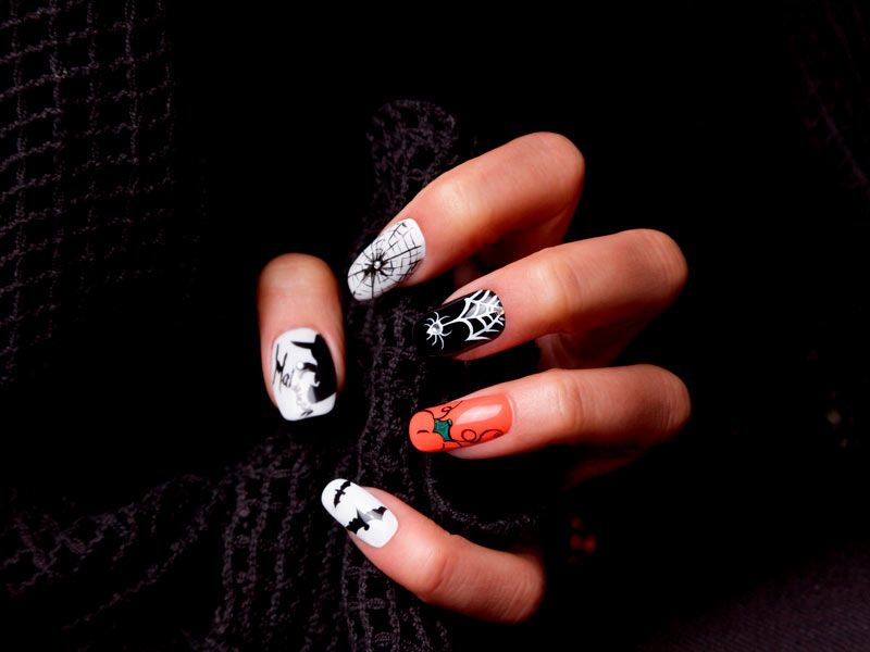 Creative, but Easy Halloween Nails Designs You Can Copy