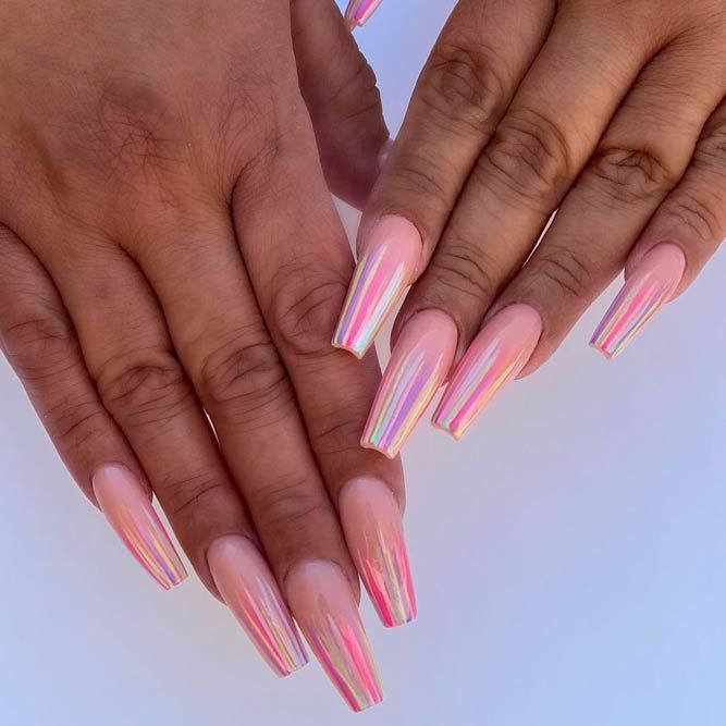 Sweet Pearl Long Nails Design For Everyday Look
