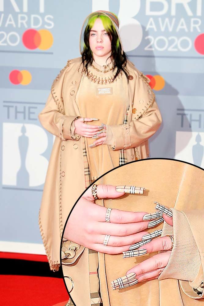 Billie Eilish Celebrity Nails