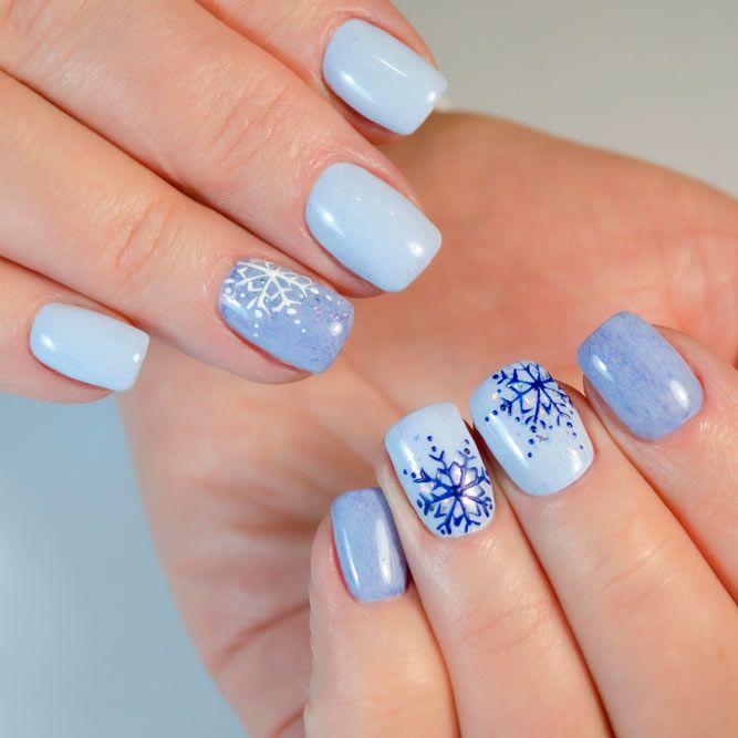 Snowflakes On Your Nails