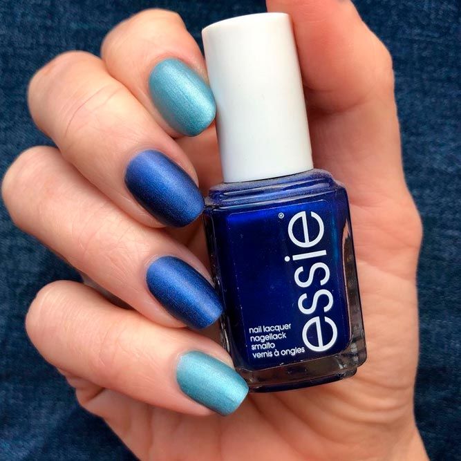 Essie Blue Matte Nail Polish