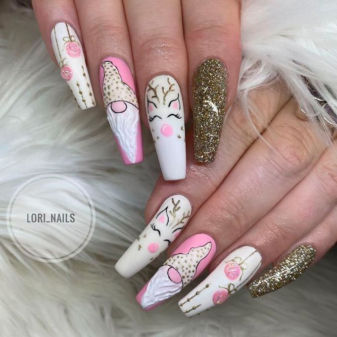 Animal Art For New Years Nails