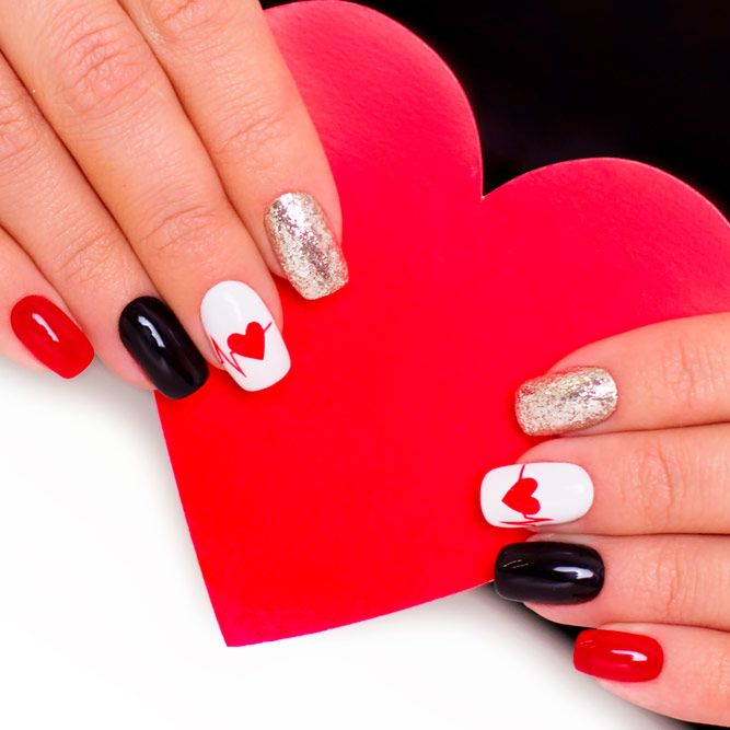 Valentines Day Nails with Pulse