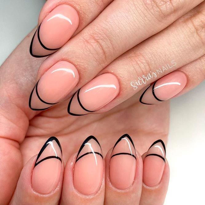 Creative Nail Art Ideas – Double French Tips