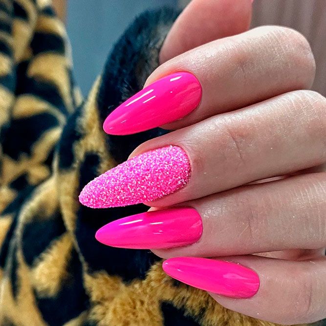 Bright Pink Nail Designs
