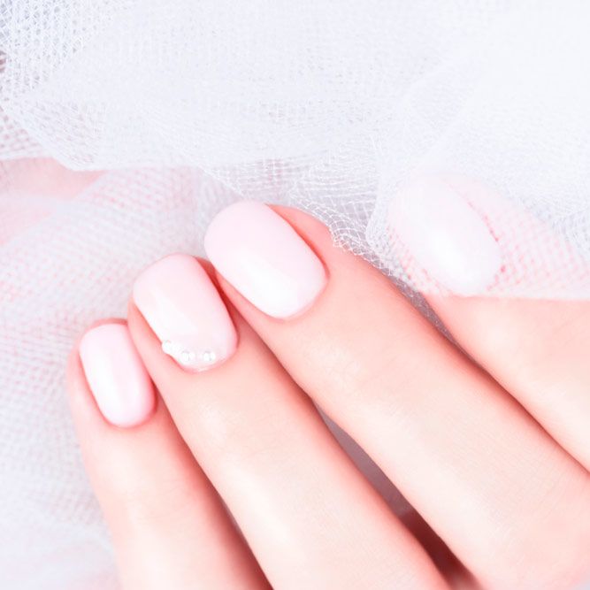 Pearl Accent Nails Ideas