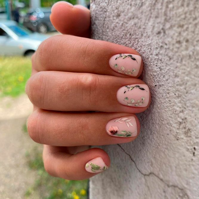 Floral Themes For Spring Nail Designs