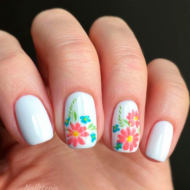 Flowers Spring Nail Designs