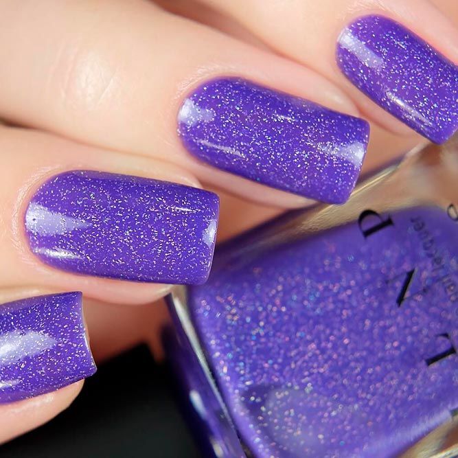Ultraviolet Spring Nails