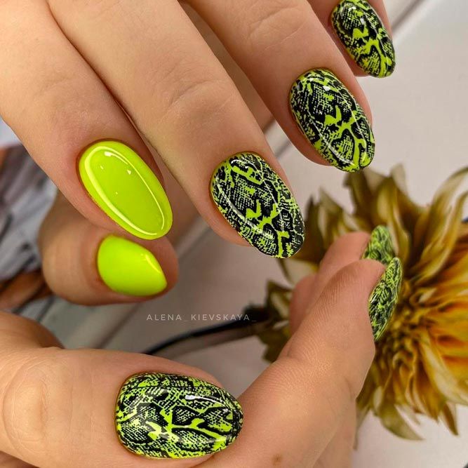 Yellow Designs For Short Nails