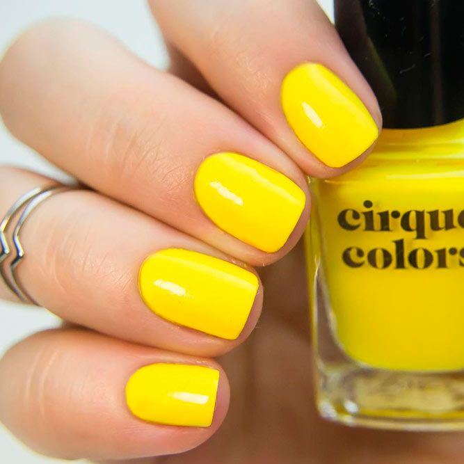Yellow Nails Shades To Rock The Summertime