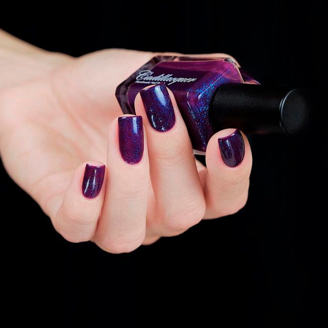 Mystical Purple Nails For Gorgeous Ladies