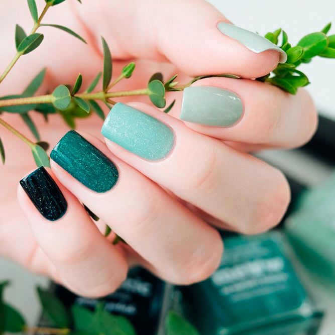 Magnificent Power Of Green Nails