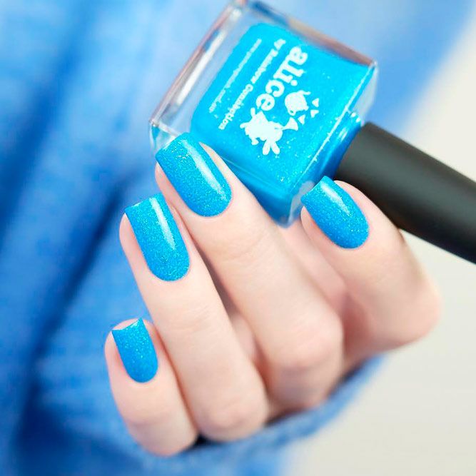 Light Blue Nails To Emphasize Your Beauty