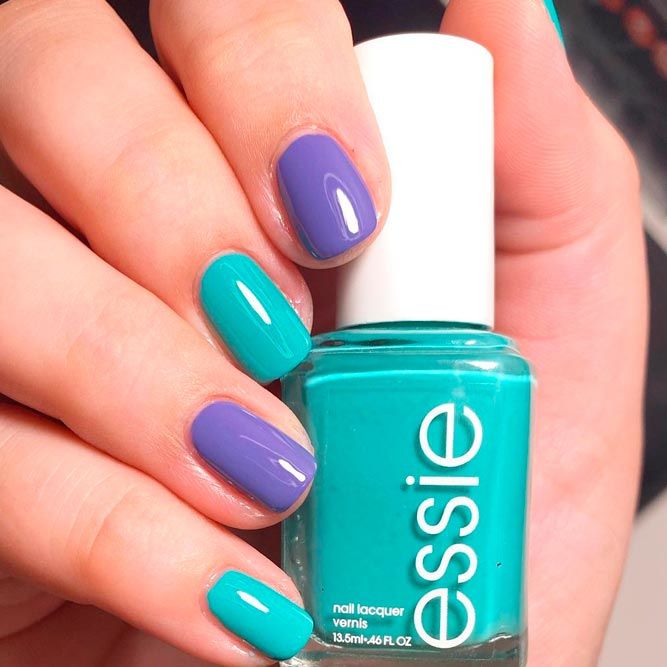 Two Colors Essie Nails