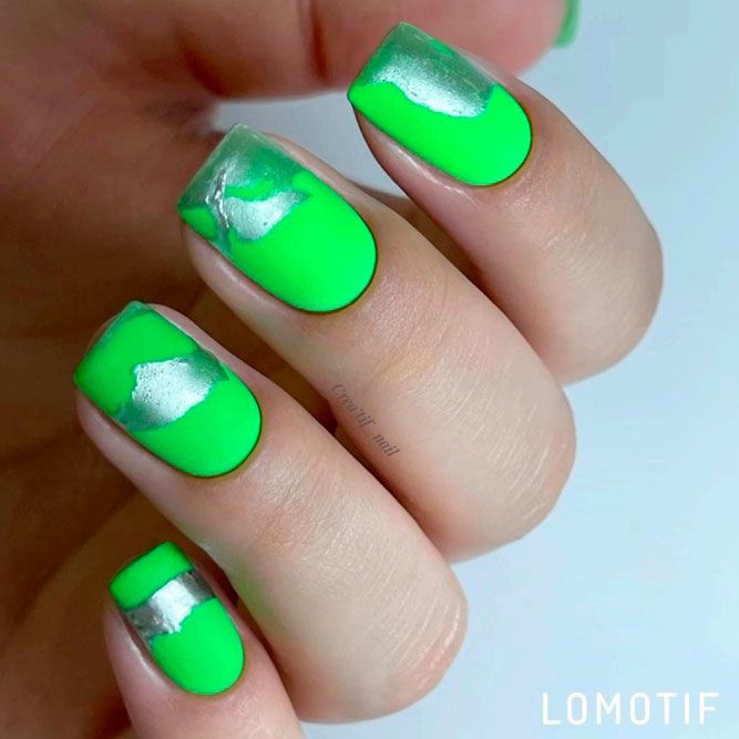 Neon Green Summer Nail Colors