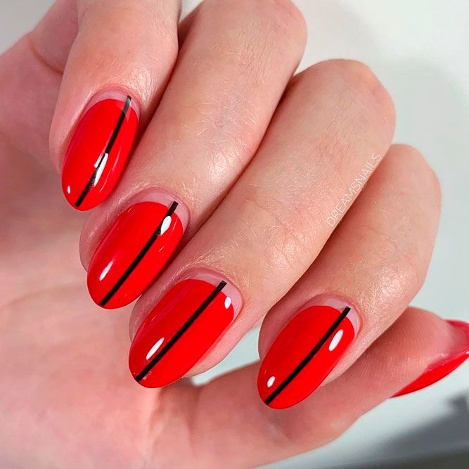 10 Bold Red and Black Nail Designs That Speak Volumes