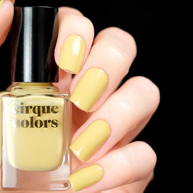 Yellow Spring Nails Designs