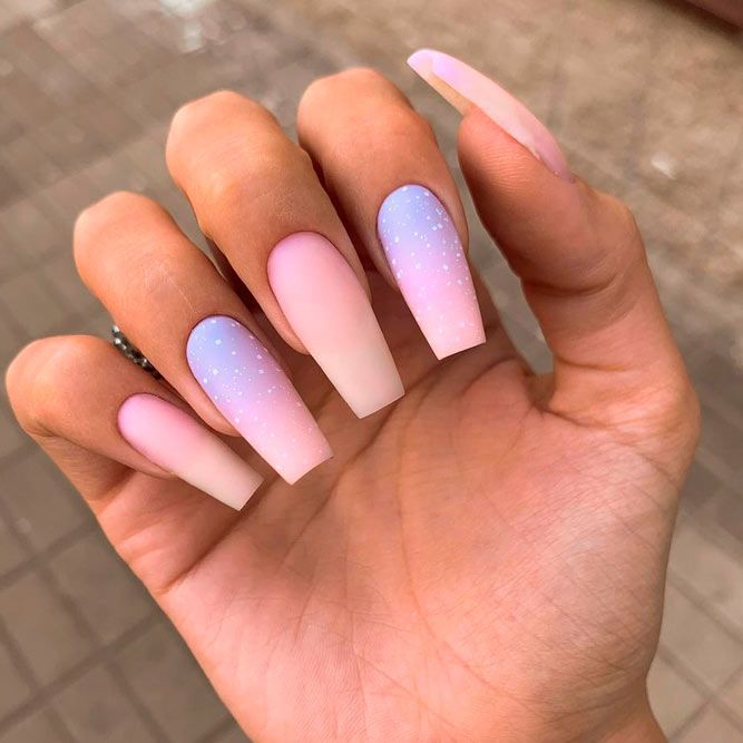 Pink Nude Matte Nails