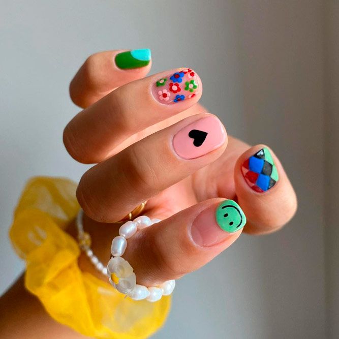 Abstract Designs for Cute Nails