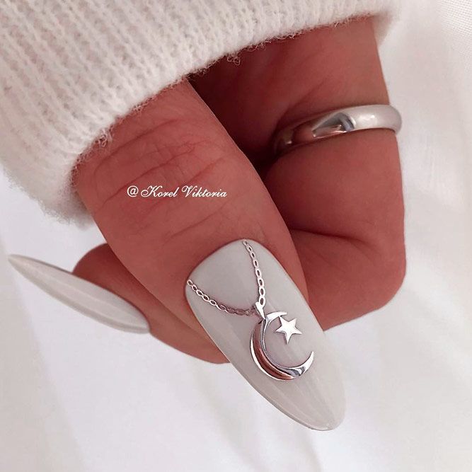 Cute Nails With Accessories Accent
