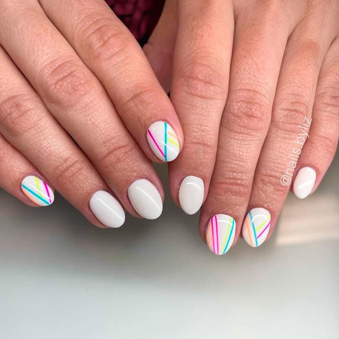 Trendy Cute Geometric Nails
